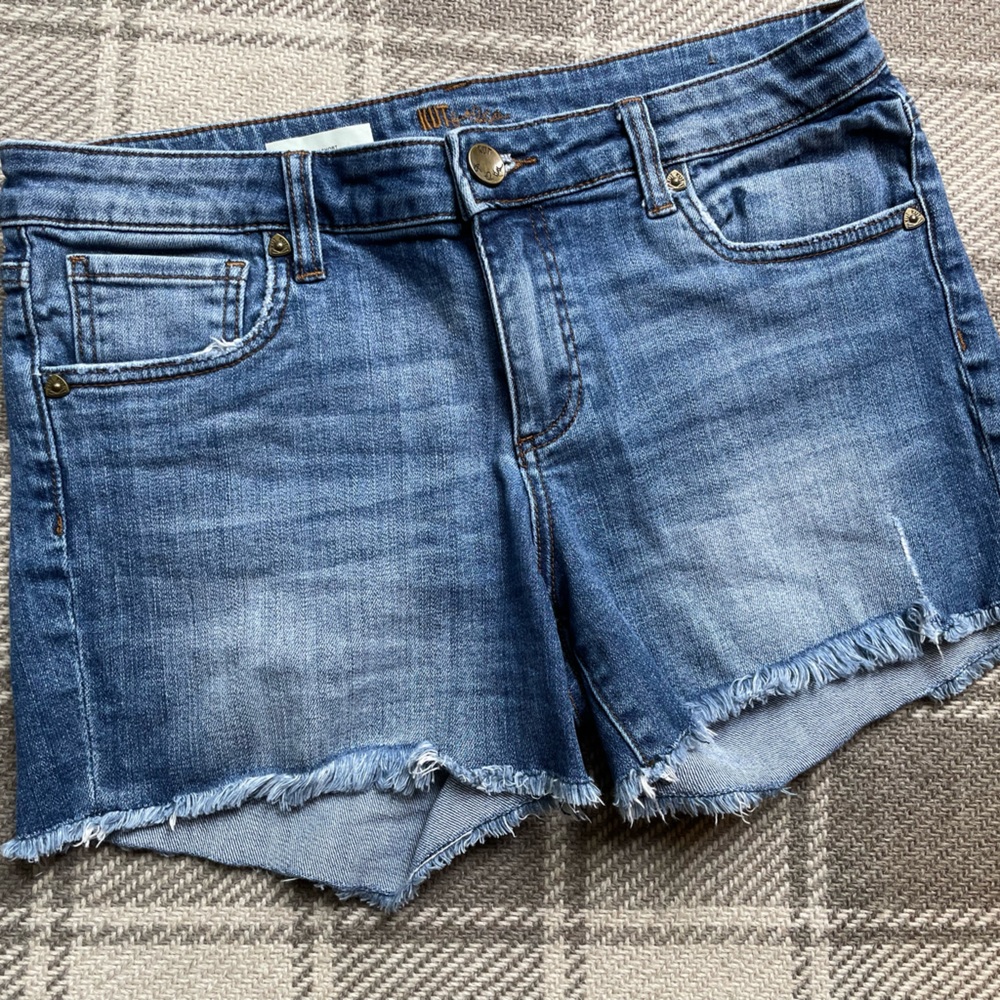 Kut from the Kloth Blue Jean Shorts